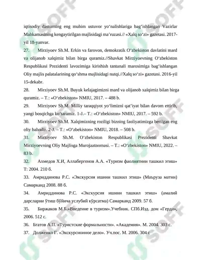 FOYDALANILGAN ADABIYOTLAR RO‘YXATI 4