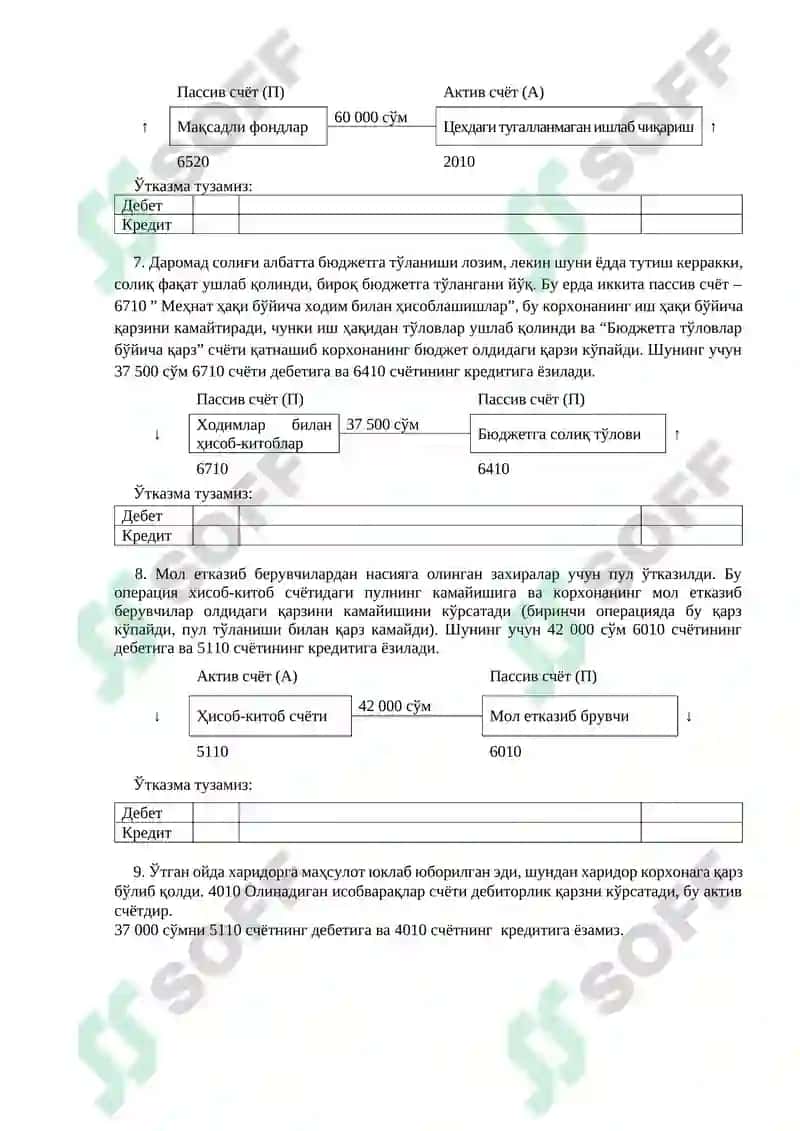 Синов балансидан молиявий ҳисоботларни тузиш тартиби 4