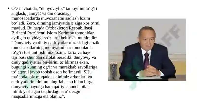 DUYOVIY BILIMLAR VA DINIY E’TIQOD BIRLIGIGA ERISHISHNING AHAMIYATI 4