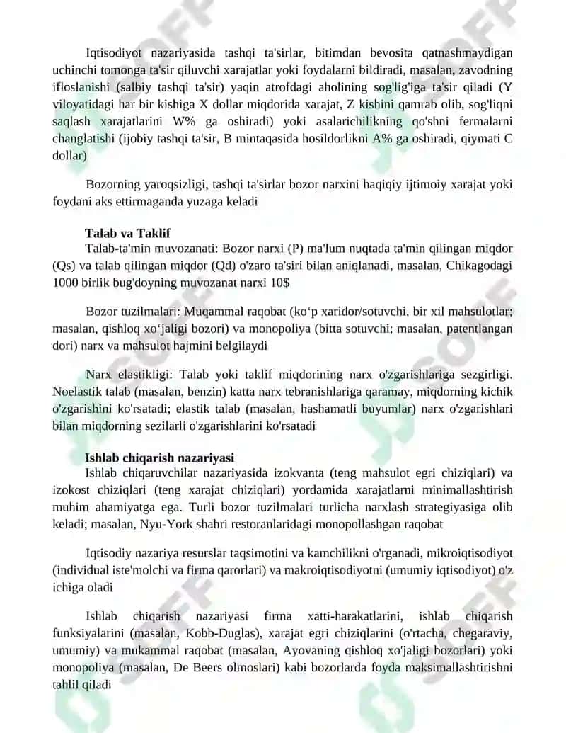 Iqtisodyot nazariasi 4