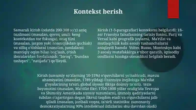Introduksiya fanining ahamiyati 4