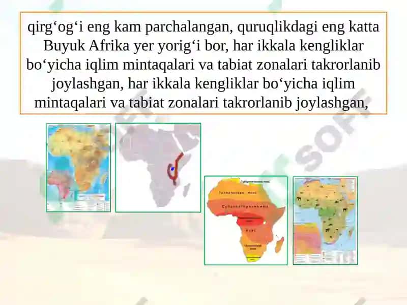 Afrika materigining geografik o‘rni va o‘rganilish tarixi 4