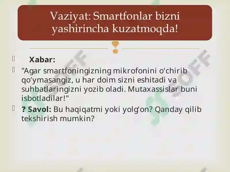 Smartfon Xavfsizligi 4