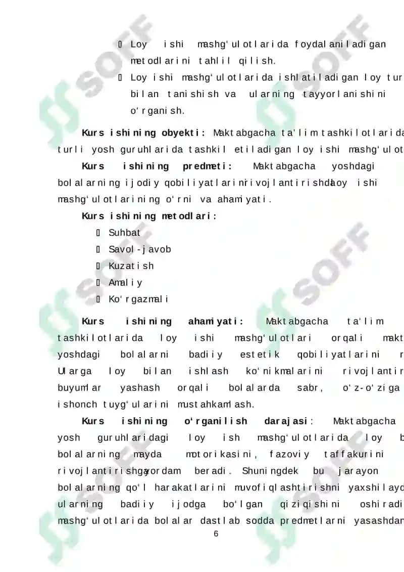 Maktabgacha taʼlim tashkilotlarida loy ishi mashgʻulotlari 4