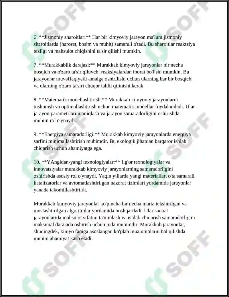 MURAKKAB VA QAYTAR KIMYOVIY JARAYONLAR 4