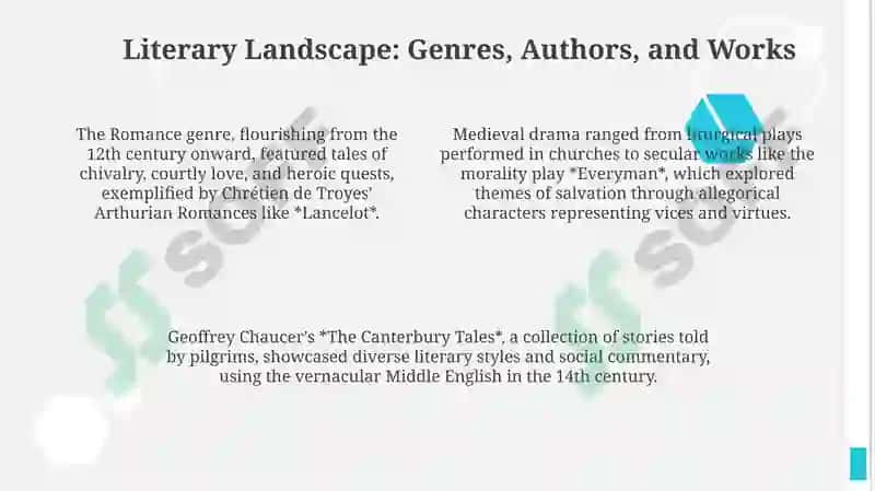 Literature of the Middle Ages 4