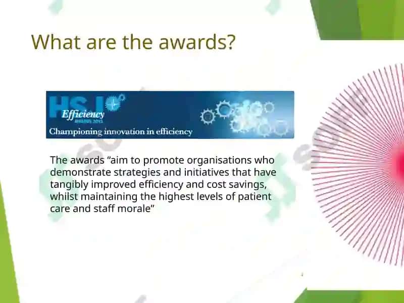 HSJ Efficiency Awards, HSJ Awards, Nursing Times Awards 4