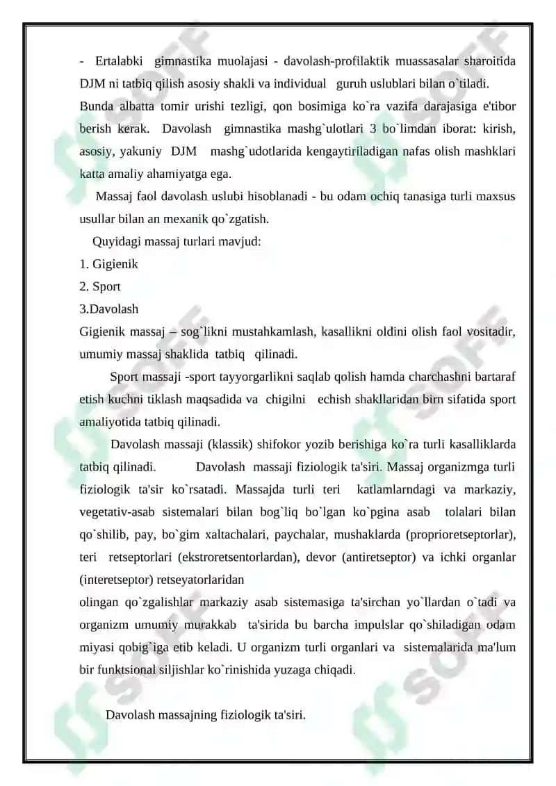 Davolash jismoniy madaniyati umumiy asoslari, DJM vosita va shakllari 4