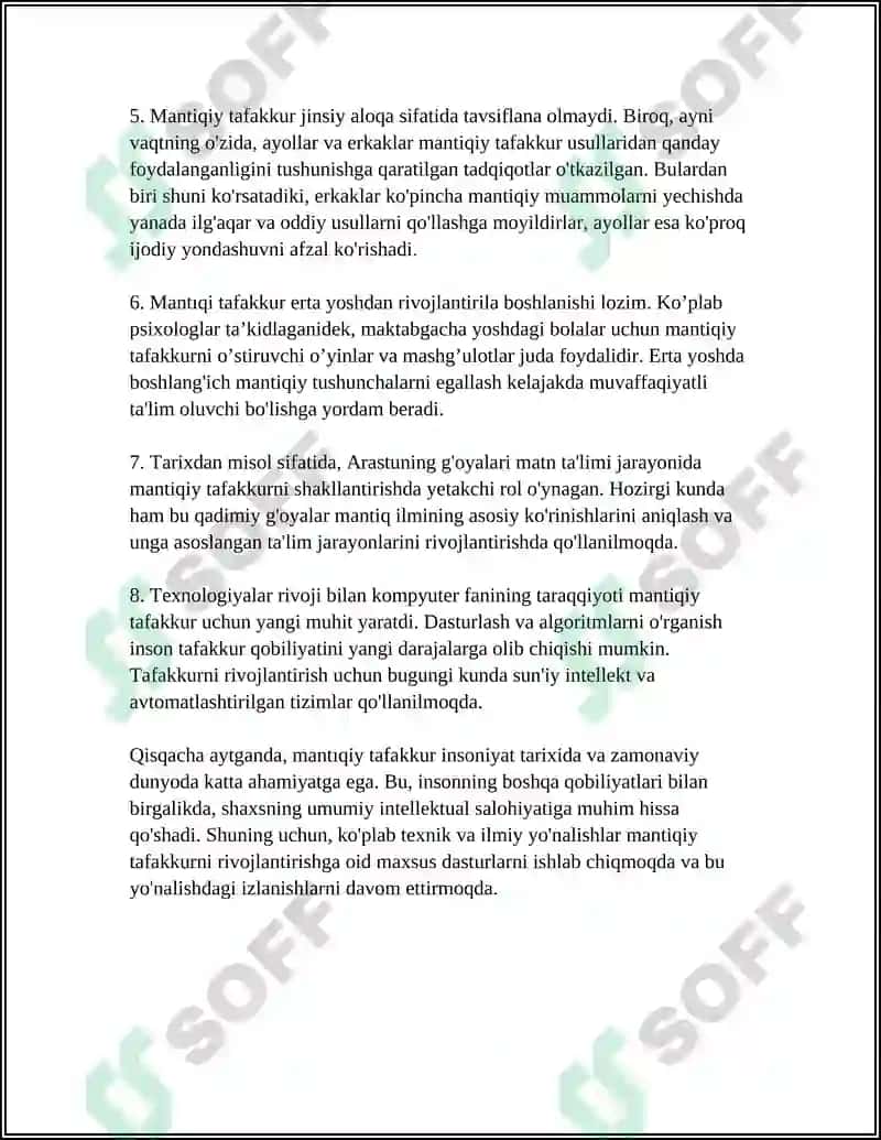 Mantıqiy Tafakkur 4