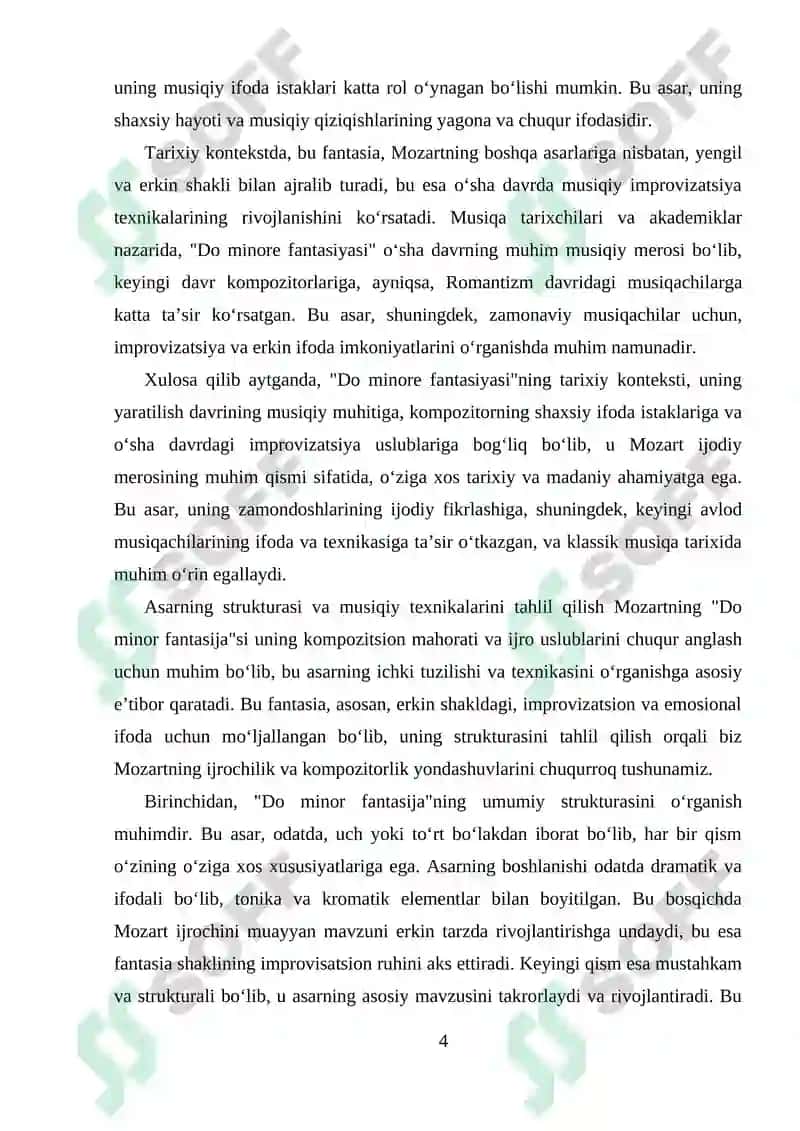 V.A.MOSART DO MINOR FANTAZIYASI 4