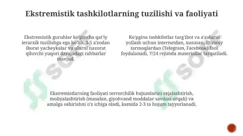 Diniy ekstremizmga qarshi kurash: O'zbekiston tajribasi 4