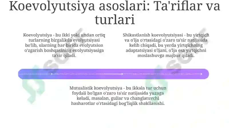 Koevolyutsiya va environmentalizm: Dialektik aloqa 4