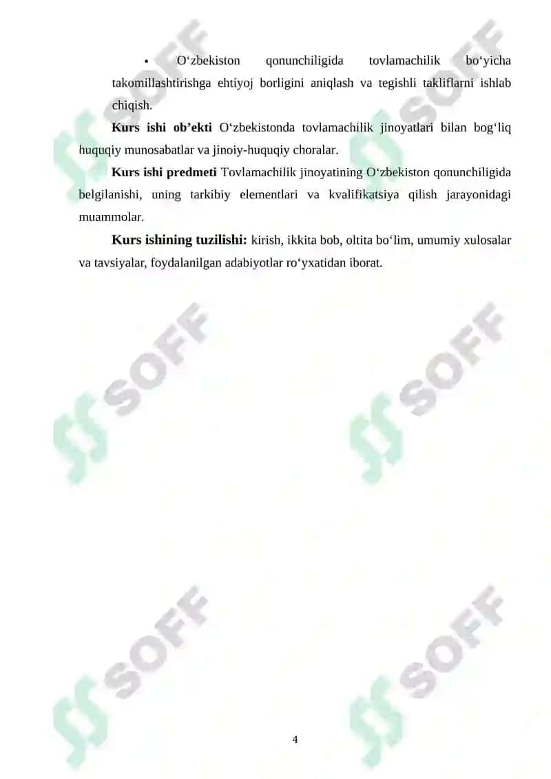 Tovlamachilikni Kvalifikatsiya Qilishning O'ziga Xos Xususiyatlari 4