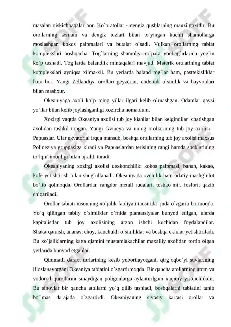 Okeaniyaning Tabiiy Geografik Tasnifi 4