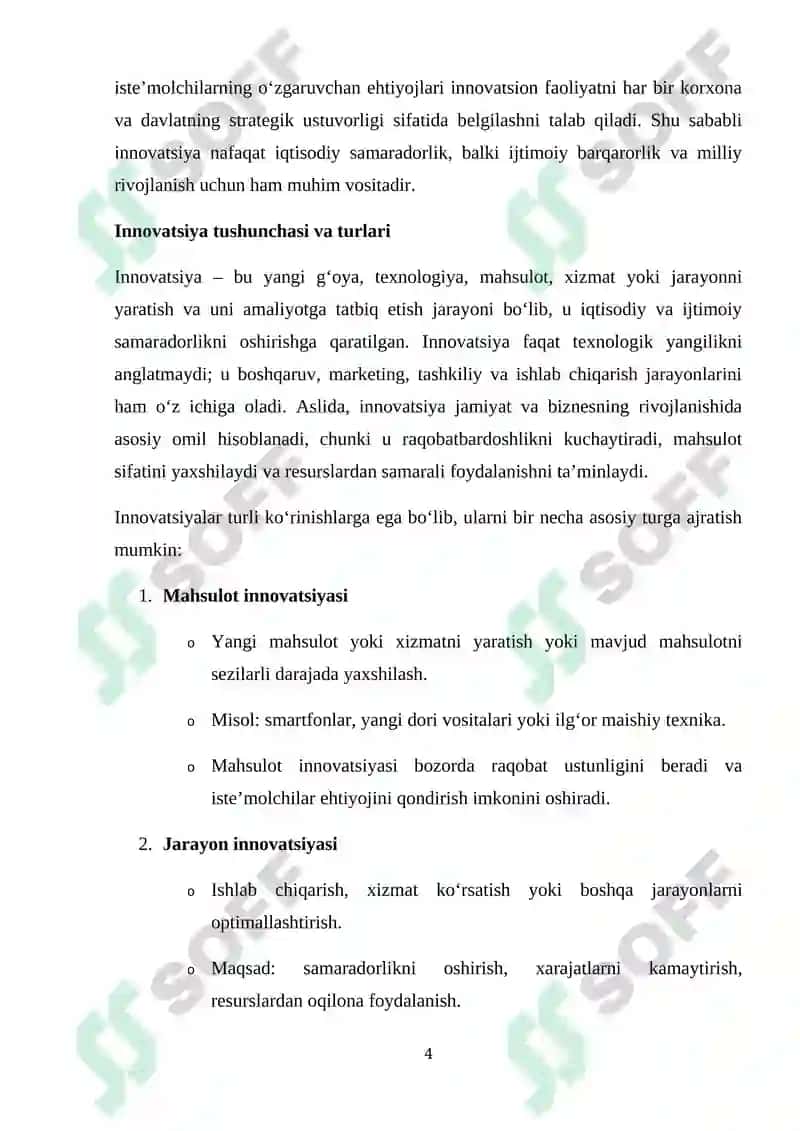 Innovatsion faoliyat 4