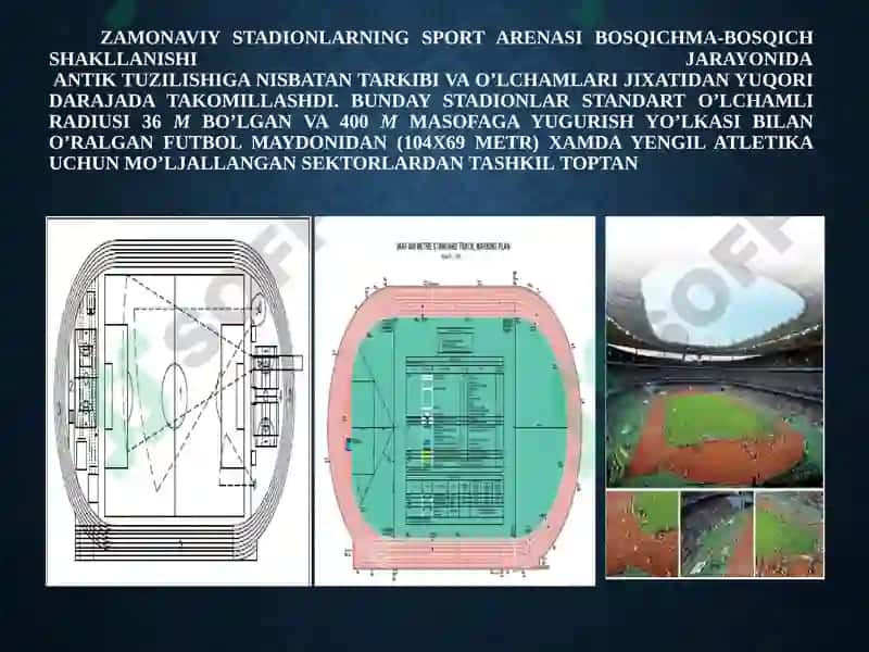 Sportinshootlarinazariyasi, Sportmaydonlarining shakl va o‘lchamlari 4