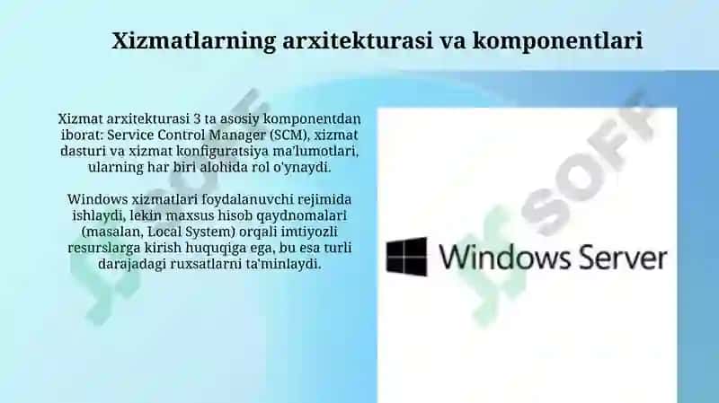 Windows xizmatlari 4