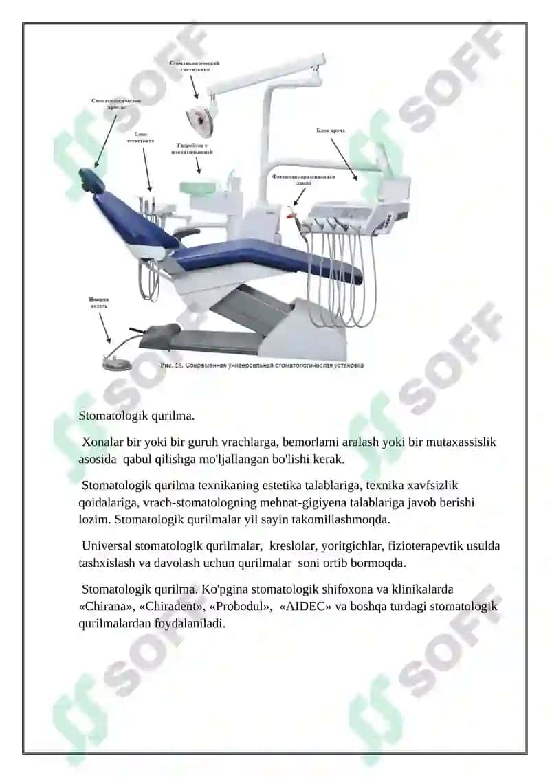 Terapevtik stomatologiya bo'limini tashkil etish 4