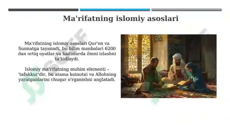 Islom qadriyalari va marifatlarining hozirgi davrdagi ahamiyati 4