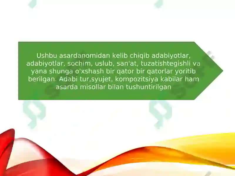 Fitratning "Adabiyot qoidalari" kitobi 4