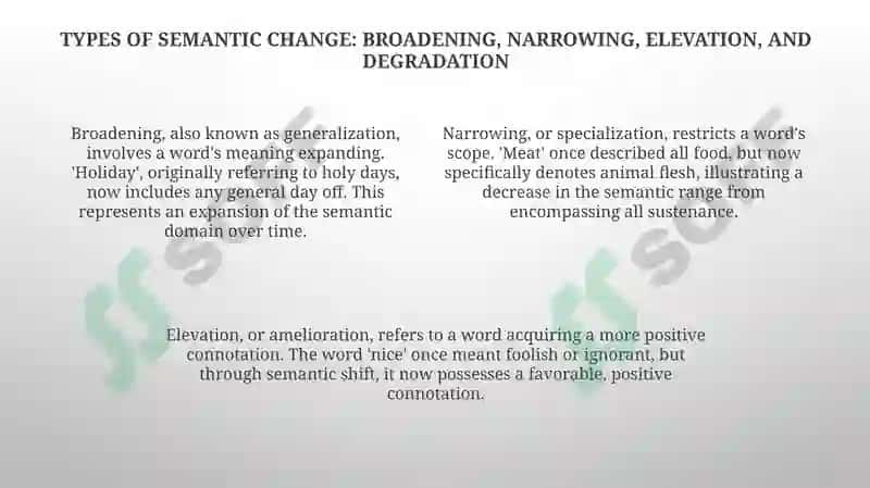 Understanding Semantic Change: Types and Mechanisms 4
