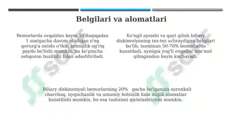 Ôt yoʻllari diskineziyasi 4