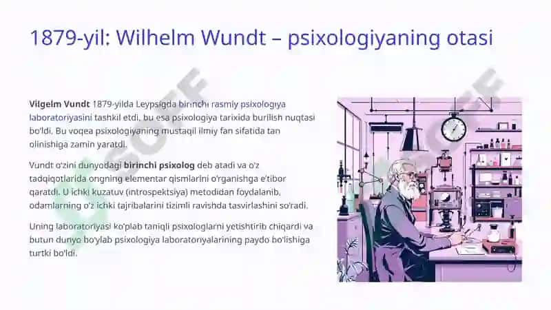Psixologiyaning fansifatidagi shakllanishi 4
