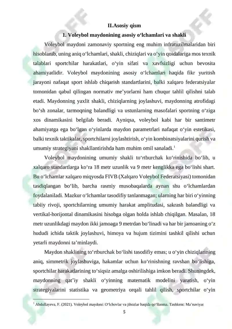 Voleybol maydonining o‘lchamlari va undagi jihozlar 4