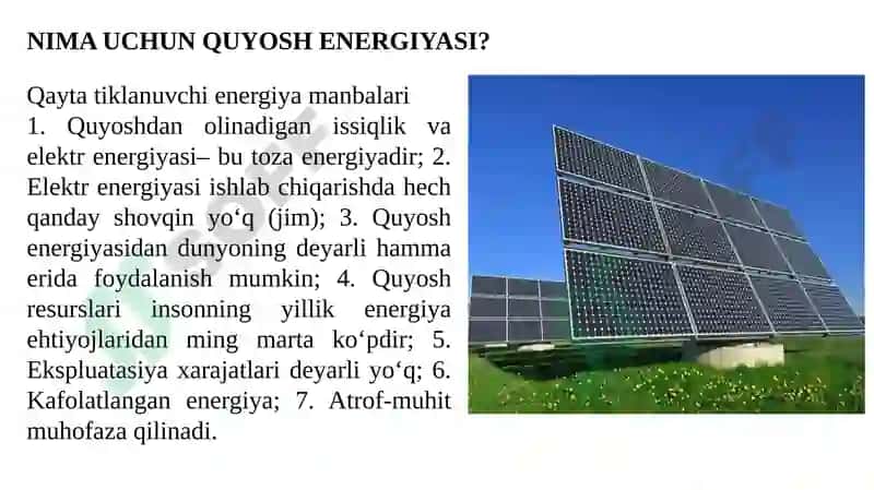 Quyosh Energiyasi 4