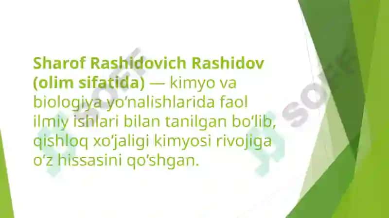 O'zbekiston kimyo fanining shakllanishi va rivojlanish bosqichlari 4