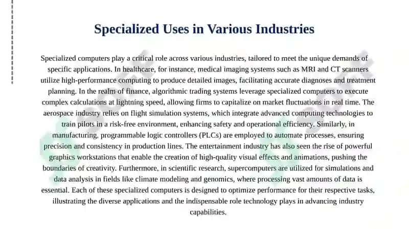 Types of Computers and Their Applications 4