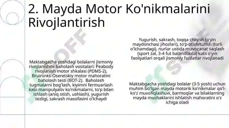 Jismoniy sifatlarni rivojlantirish 4
