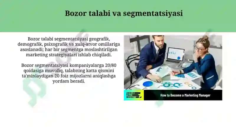 Talab ta'rifi va omillari 4