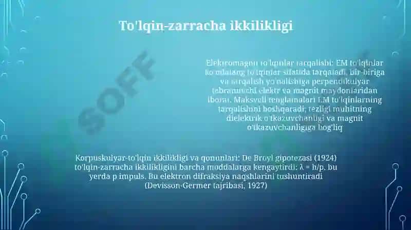 Elektromagnit To'lqinlar: Tarqalishi va Xossalari 4