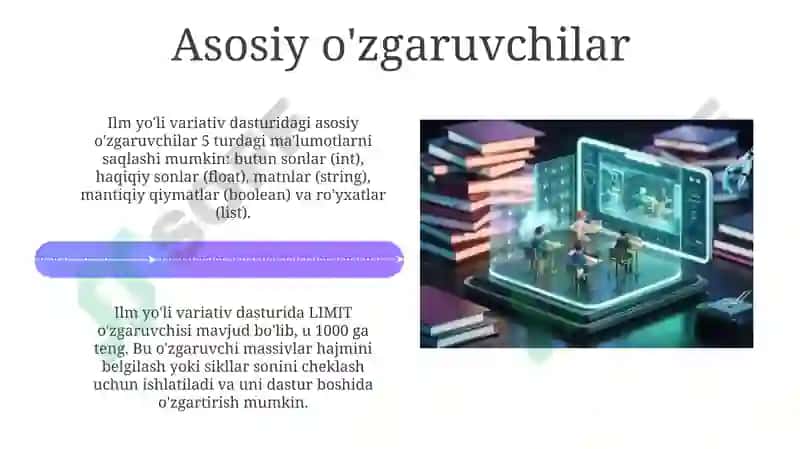 Ilm yo'li variativ dasturi 4