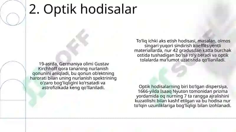 Optika va linzalar 4