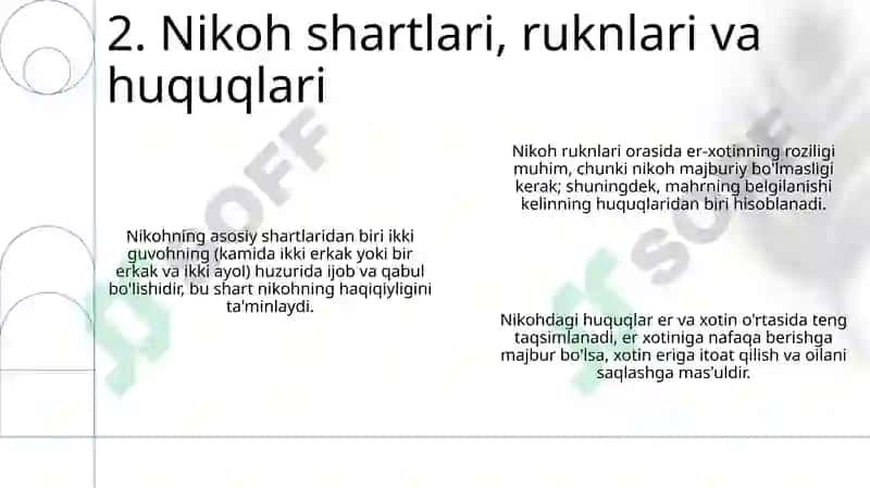 Islom Huquqshunosligi va Oilaning Asosiy Tushunchalari 4