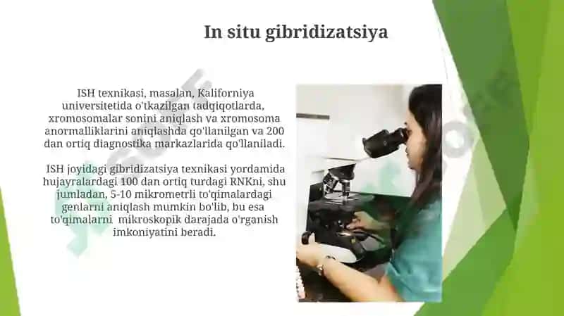 Gistologiya fanida qoʻllaniladigan oʻrganish usullari 4