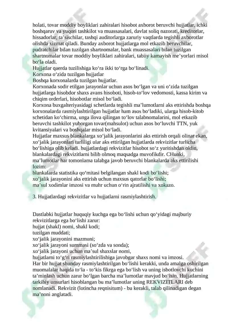 HUJJATLASHTIRISH VA INVENTARIZATSIYA 4