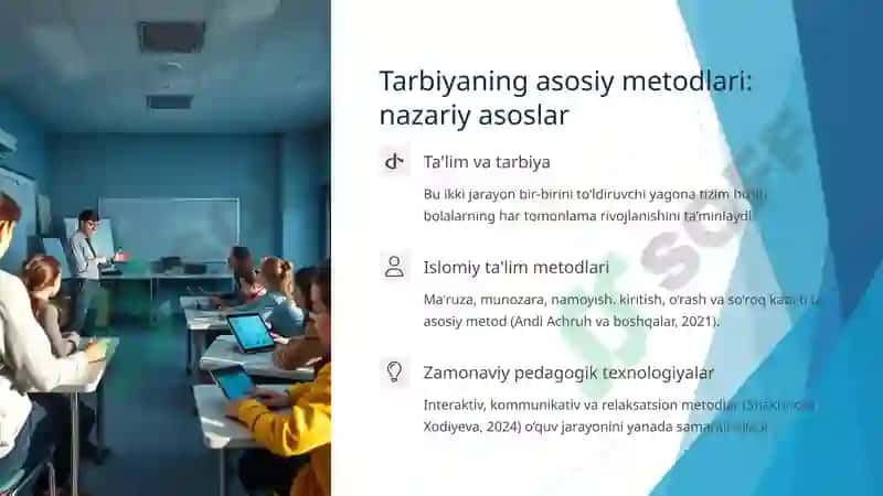 Tarbiyaning asosiy metodlari 4