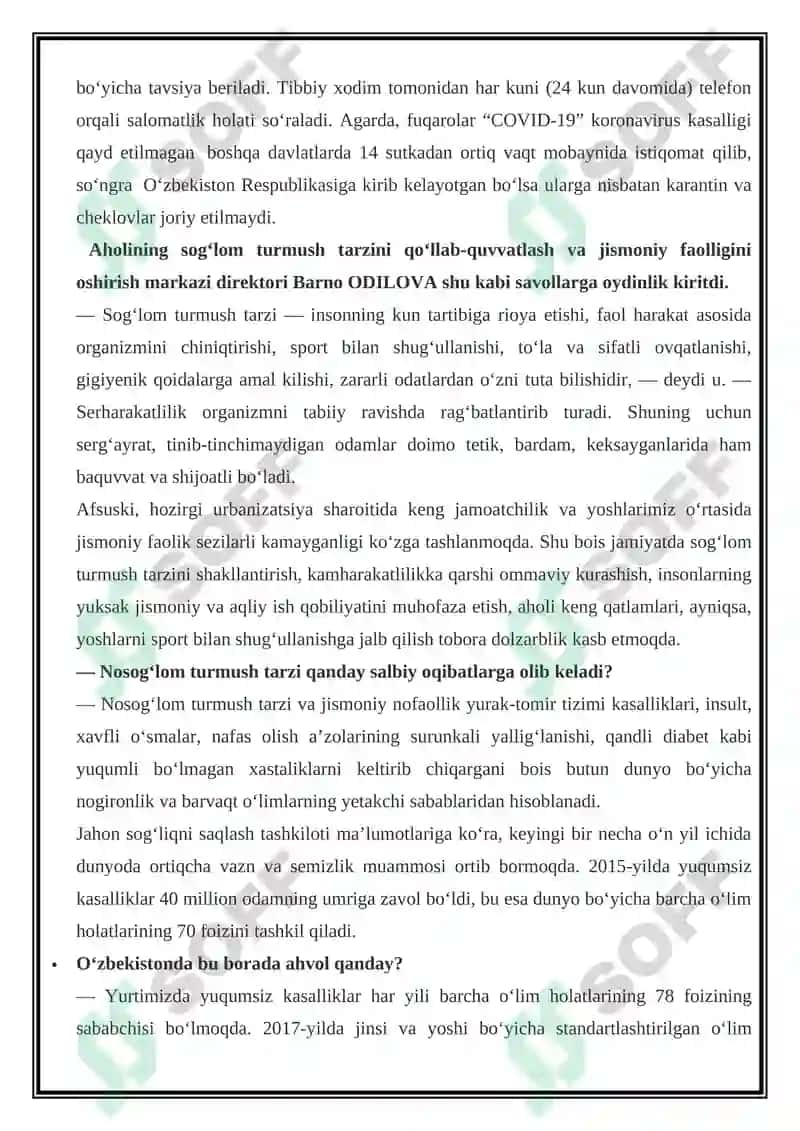 Koronavirus "COVID-19" kasalligi 4