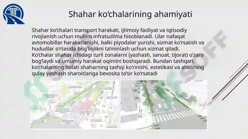 Shahar koʻchalarining ahamiyati va shahar rejalashtirish sxemalari 4