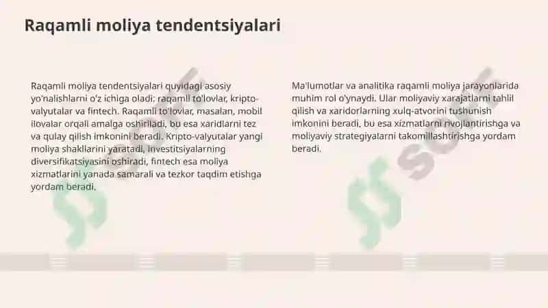 Raqamli moliya: tendentsiyalar va istiqbollar 4