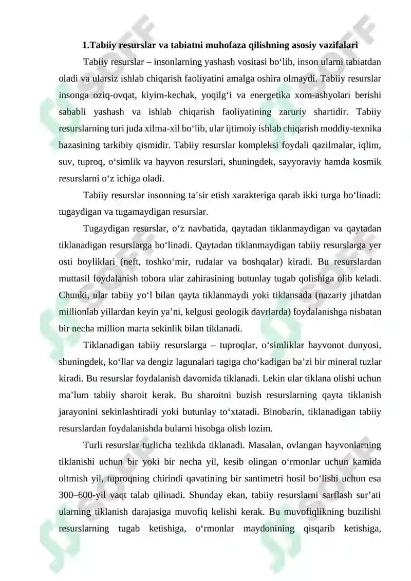 Oʻzbekiston tabiatini muhofaza qilish 4