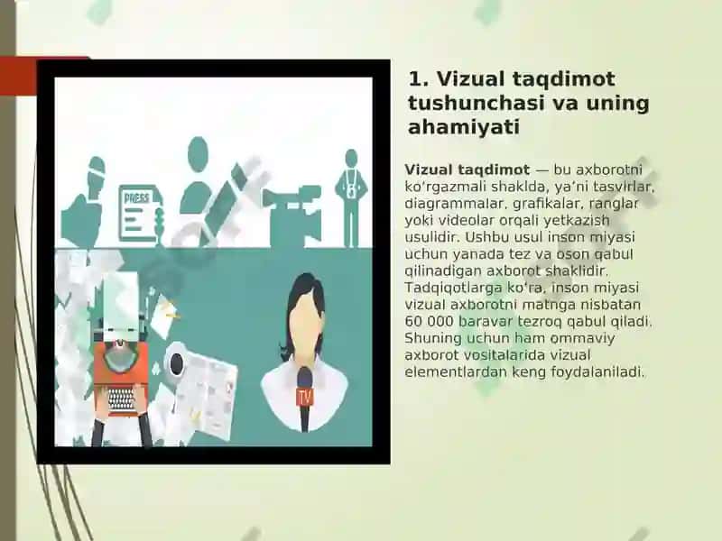 Media vositalarida axborotning vizual taqdimoti 4
