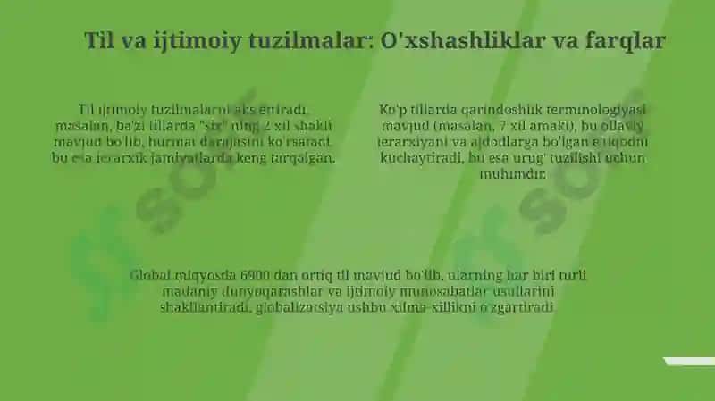 Dunyo xalqlari madaniyatidagi umumiylik va farqlar 4