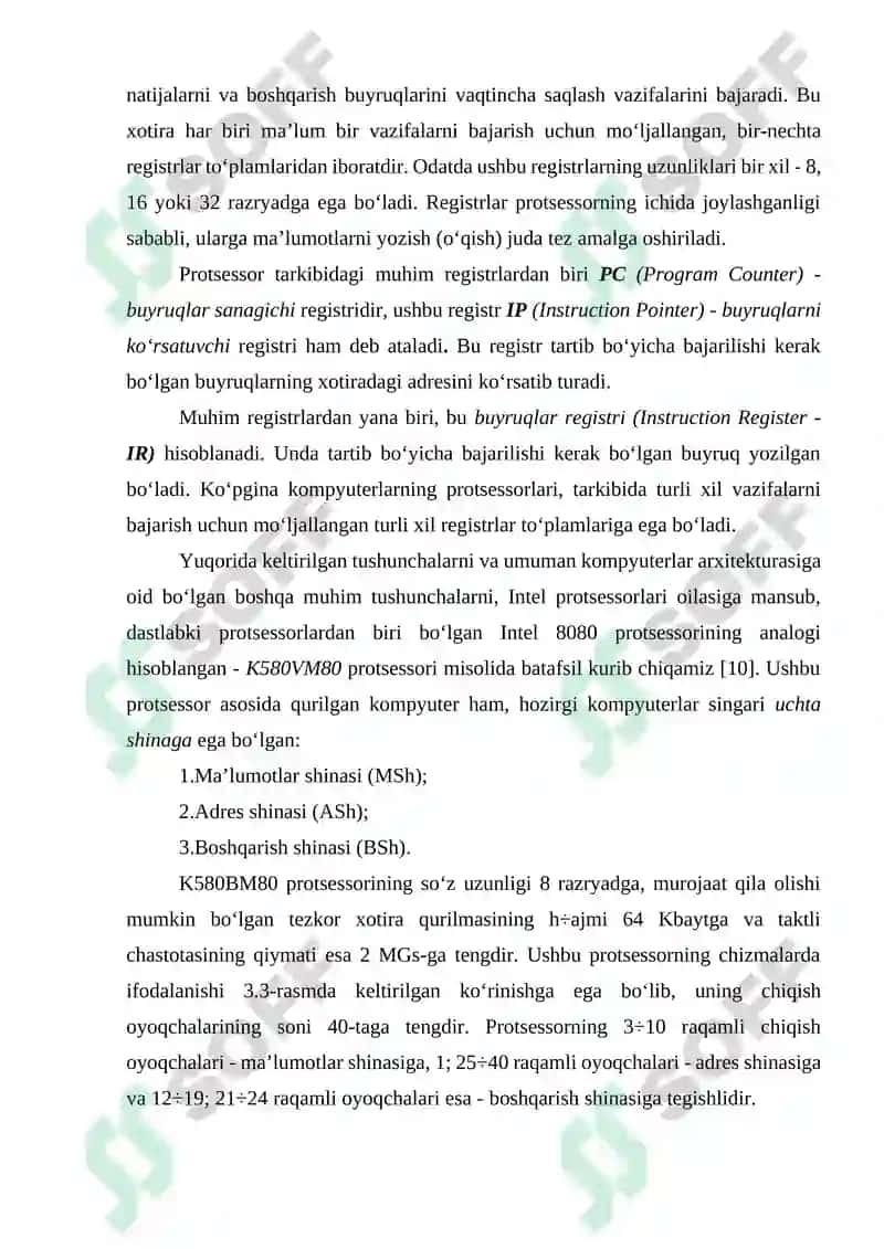 SAKKIZ RAZRYADLI KOMPYUTER PROTSESSORINING TUZILISHI 4