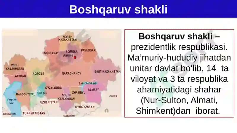Qozog‘iston Respublikasi 9-sinf GEOGRAFIYA 4