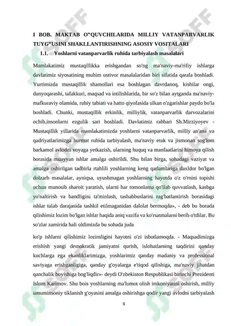 Millat Tarbiyasi Vatanparvarlikni Mustahkmlashning Muhim Sharti va Vositasi 4