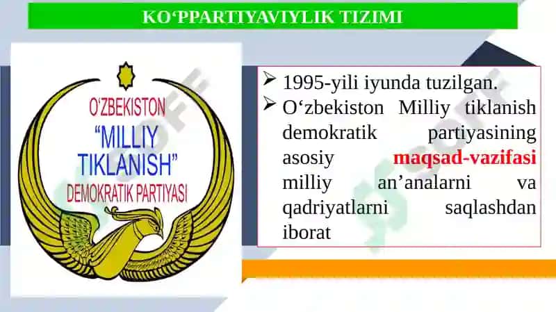 O‘zbekistonda demokratik fuqarolik jamiyati asoslarining shakllanishi 4
